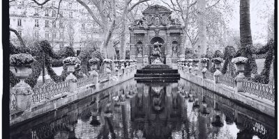 La fontaine de Médicis dans les jardins du Luxembourg à Paris