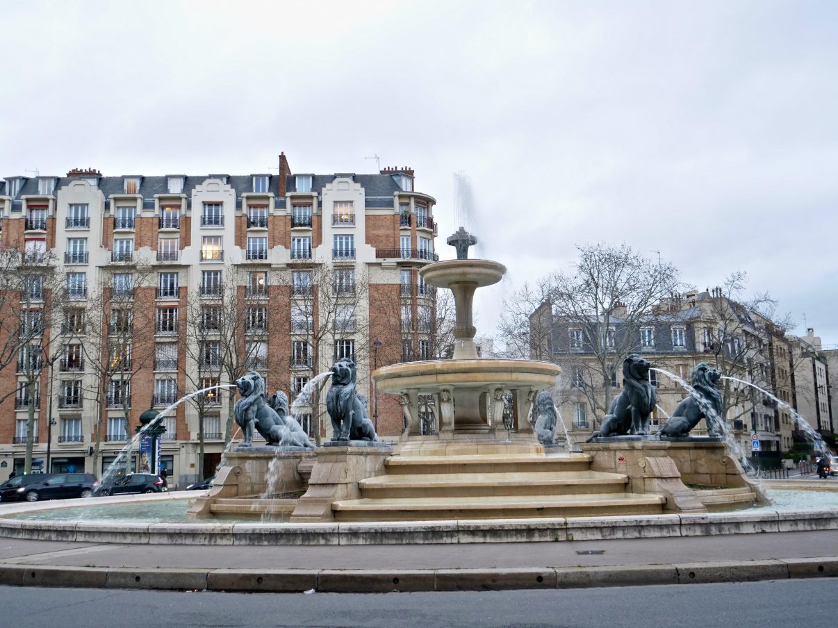 La place Daumesnil dans le 12 ème arrondissement de Paris