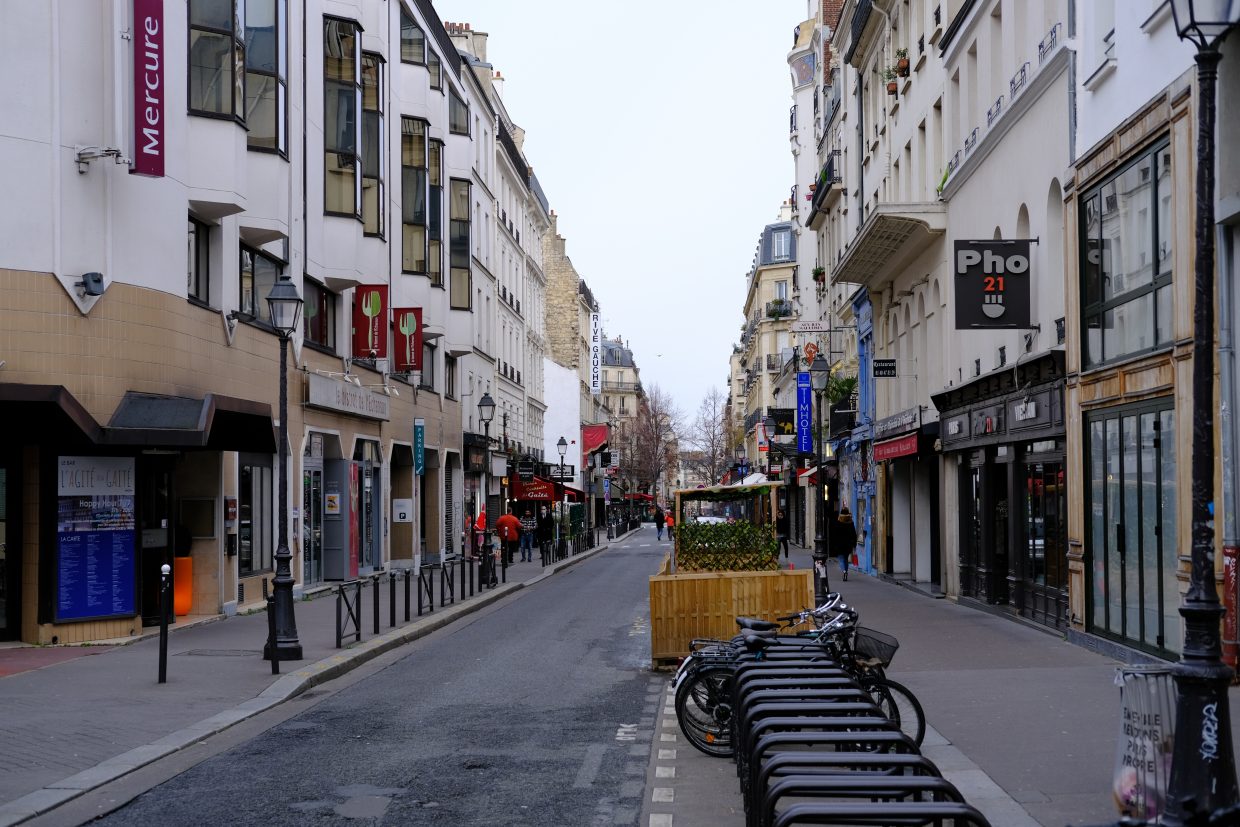 La rue de la Gaité dans le 14 ème arrondissement de Paris