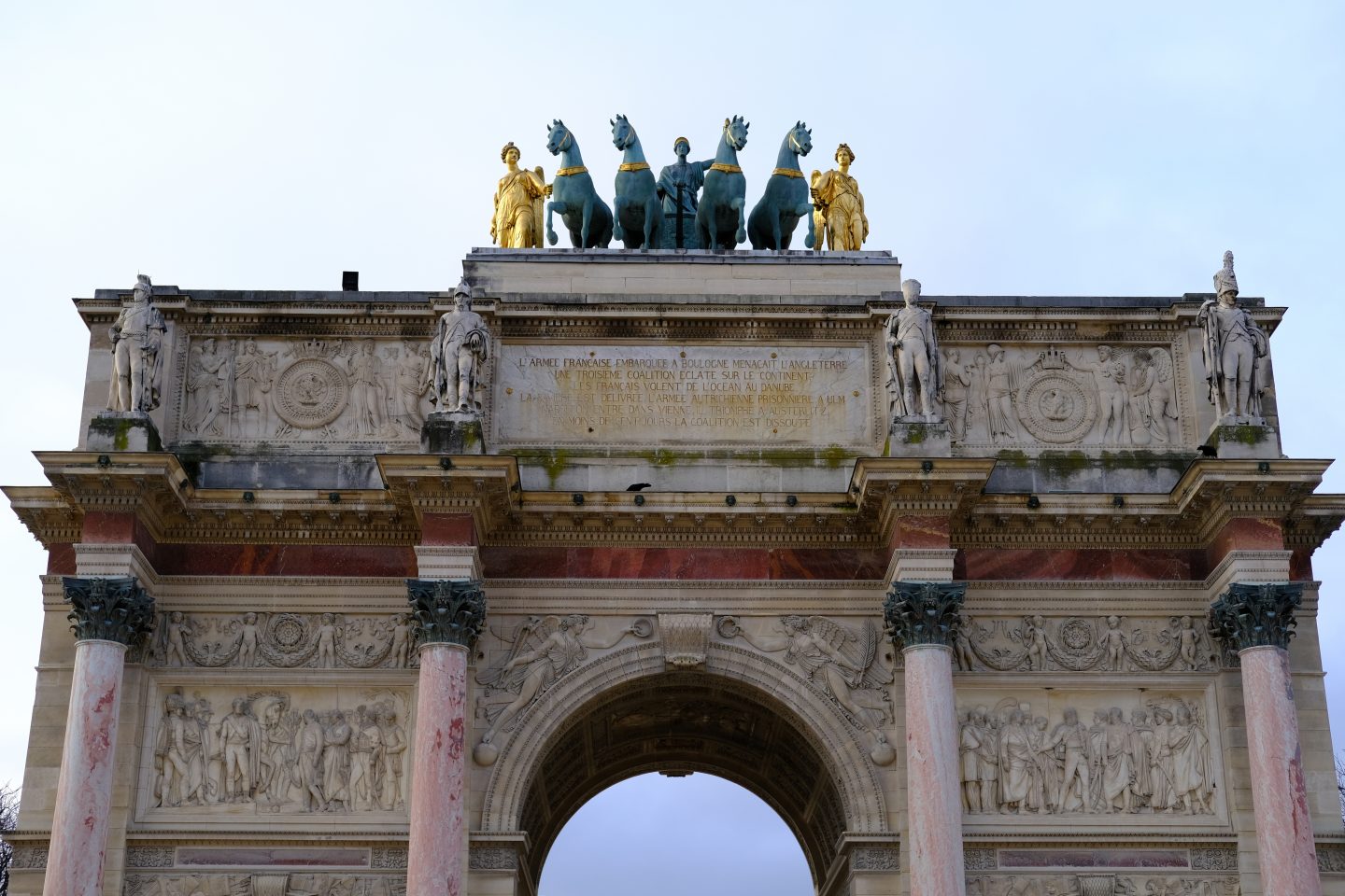 L'arc de triomphe du Carrousel du Louvre