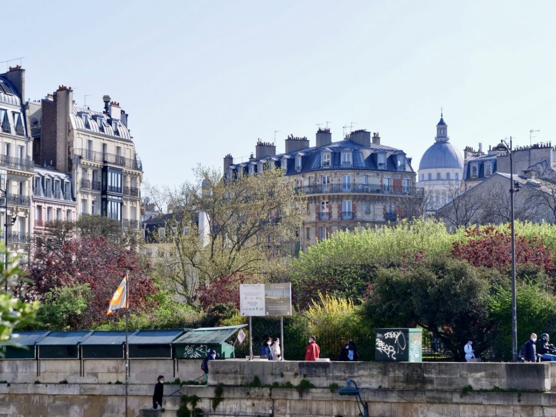 Le 5 ème arrondissement de Paris depuis l'île de la Cité