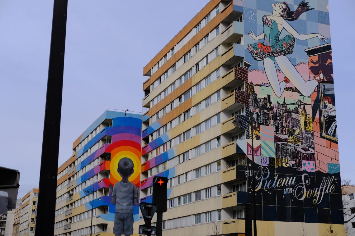 Les immenses fresques du treizième arrondissement de Paris
