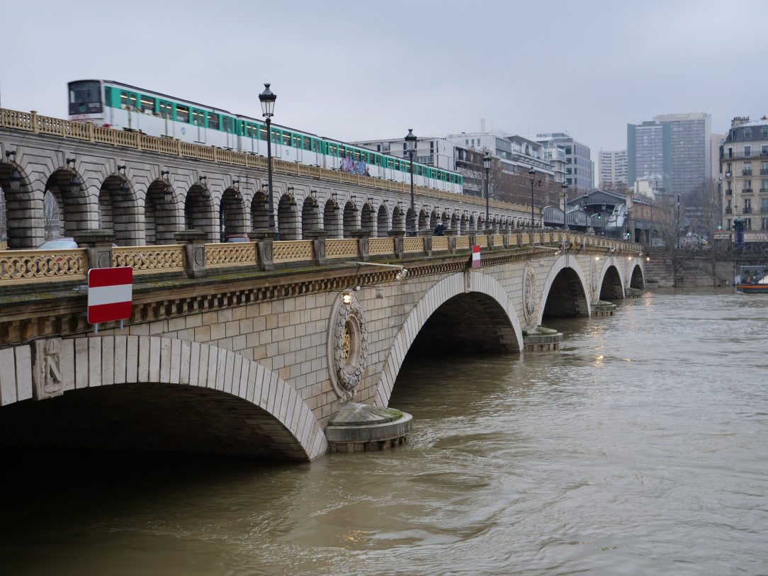 Le pont de Bercy en Février 2021