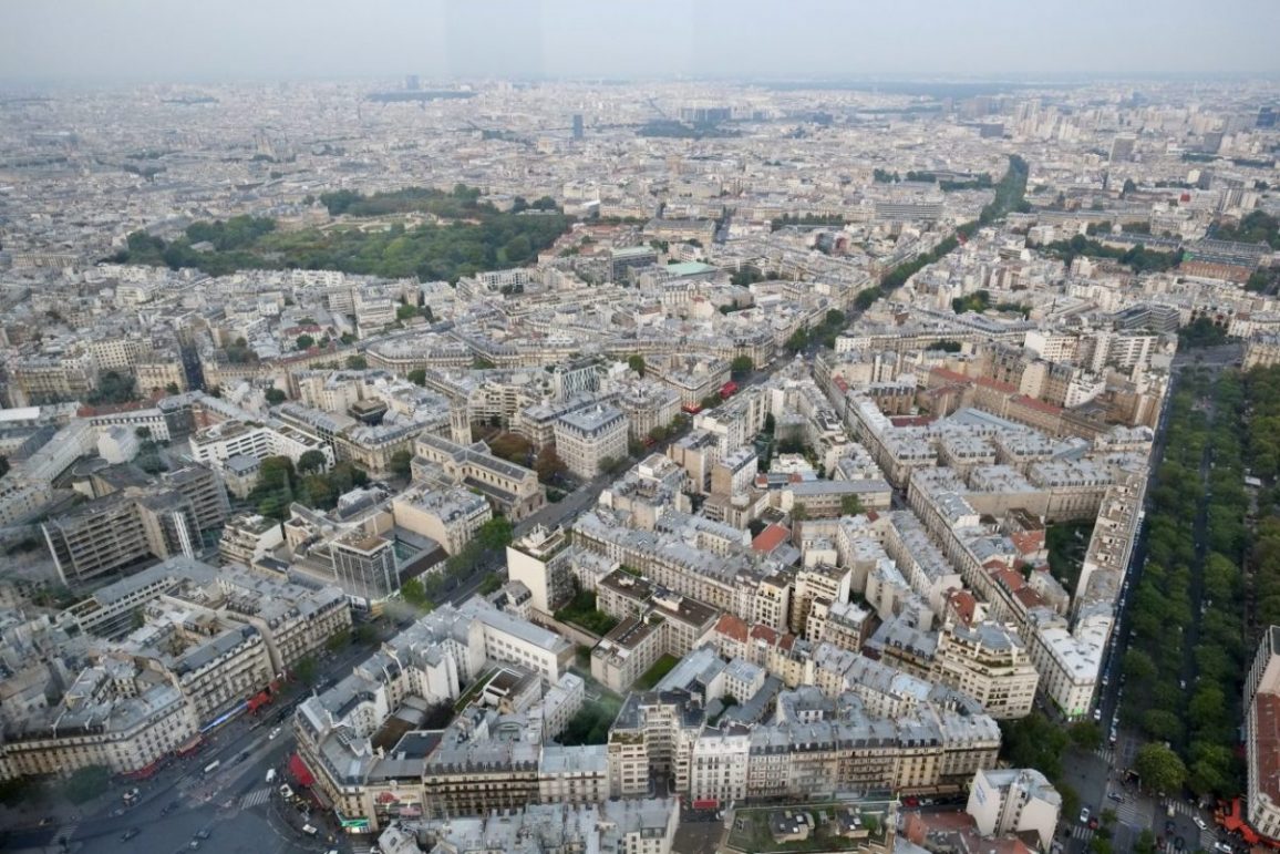 Le sixième arrondissement vue depuis la tour Montparnasse