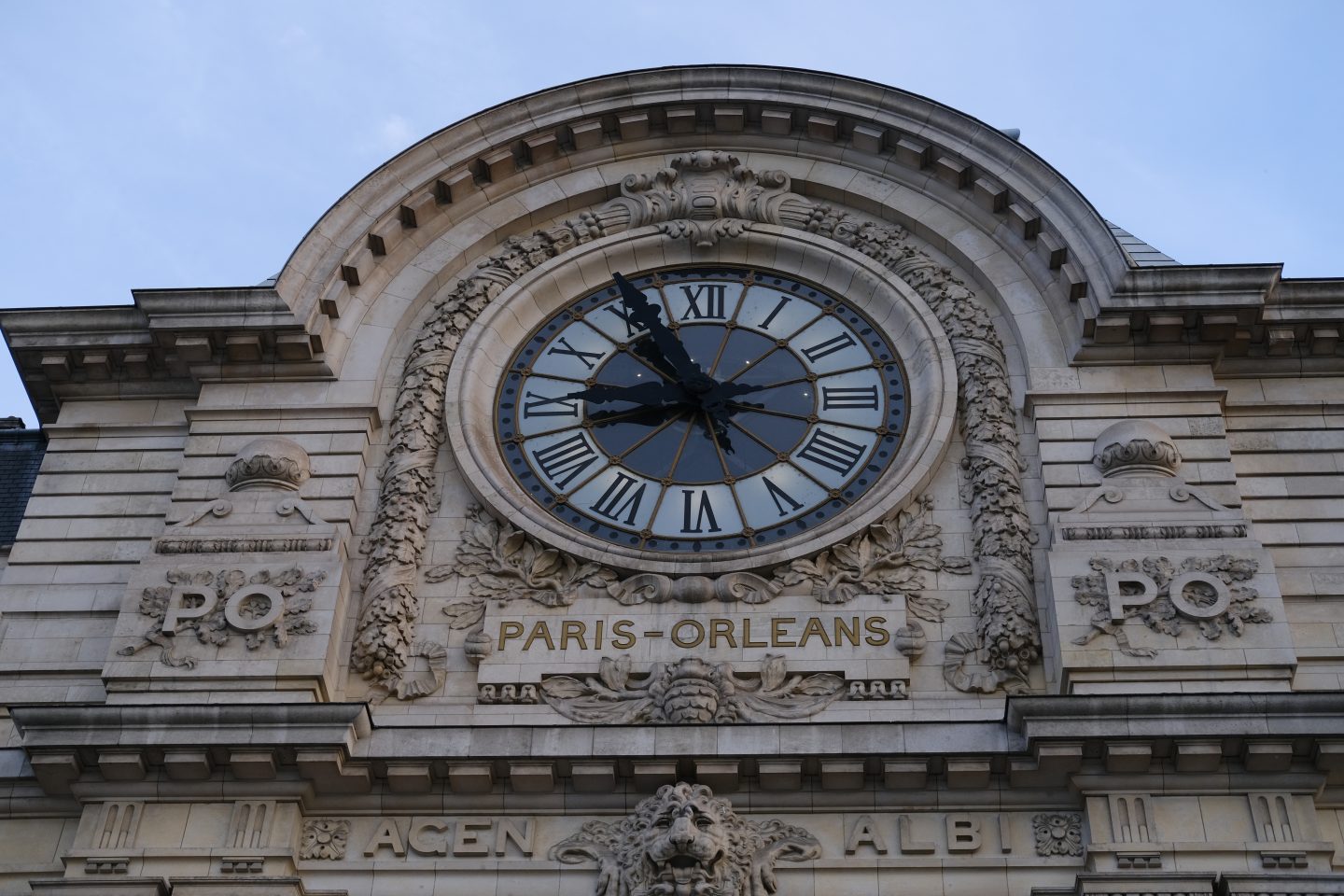 L'une des horloges du musée d'Orsay