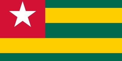 Le drapeau du Togo