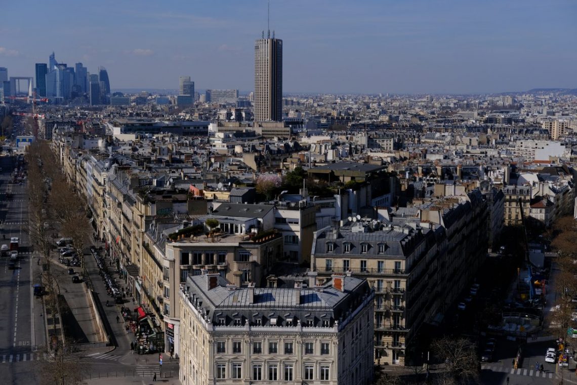 Une vue sur le 17 ème arrondissement de Paris