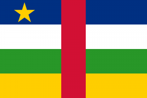le drapeau de la république centrafricaine