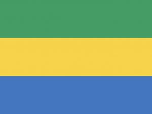 Le drapeau du Gabon