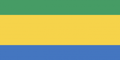 Le drapeau du Gabon