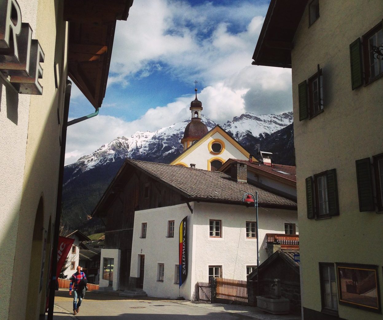 Un petit village du Tyrol dans le Stubaï