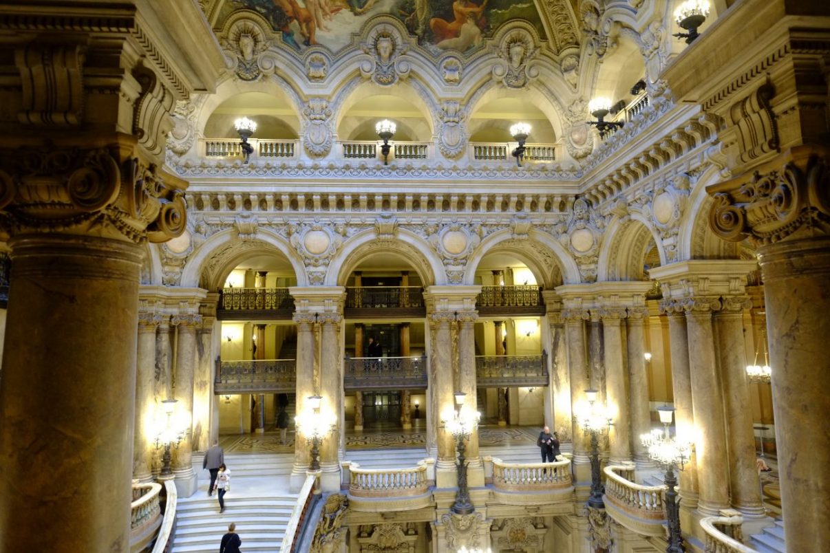 À l'intérieur du Palais Garnier