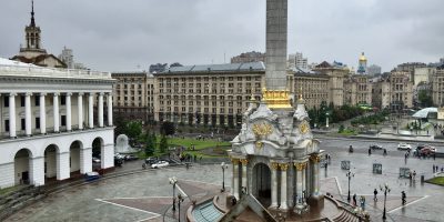 La place Maïdan dans le centre de Kiev