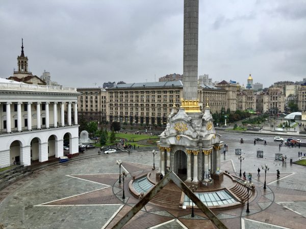 La place Maïdan dans le centre de Kiev