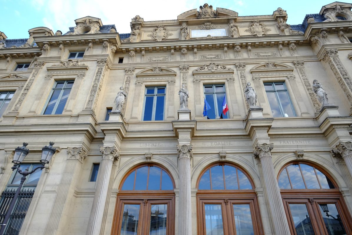 Le Tribunal de Commerce de Paris sur l'île de la Cité