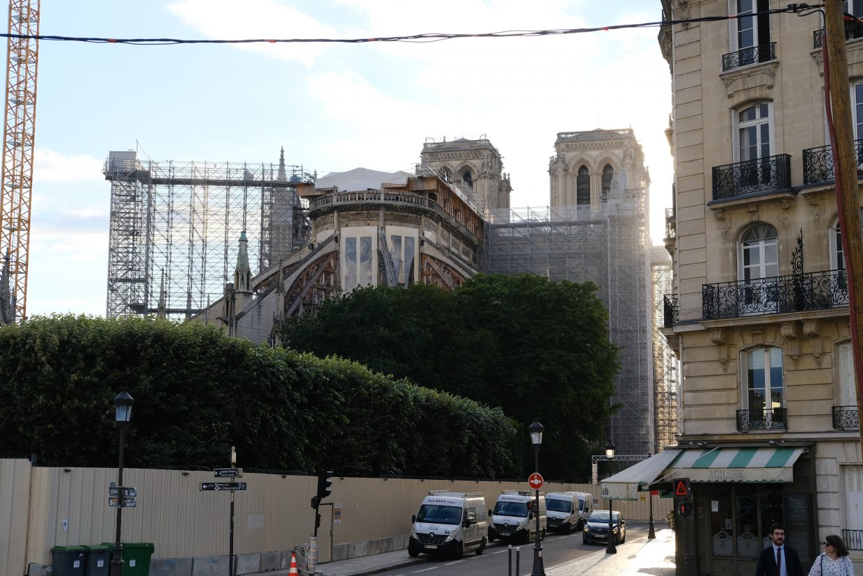 Le chantier de Notre Dame immobile pendant près de 2 ans