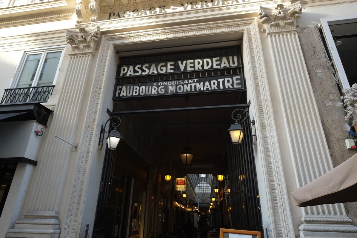 Le passage Verdeau dans le 9 ème arrondissement de Paris