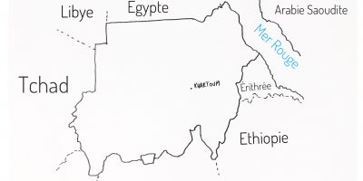 La carte du Soudan