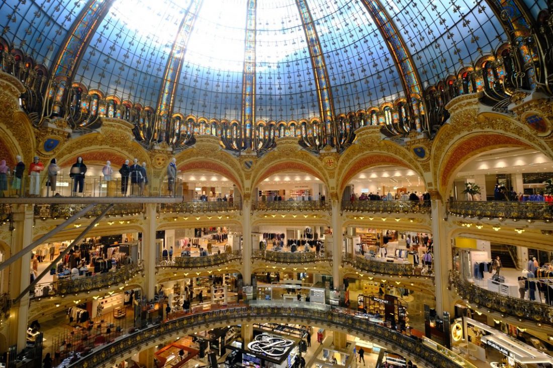 L'une des plus belles coupoles de Paris se trouve aux galeries Lafayette