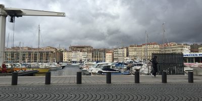 Le vieux port à Marseille, l'une des plus grandes villes de France