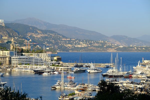 Le port Hercule depuis le fort de Monaco