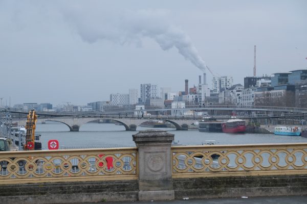 L'incinérateur d'Ivry Paris XIII le 28 janvier 2022