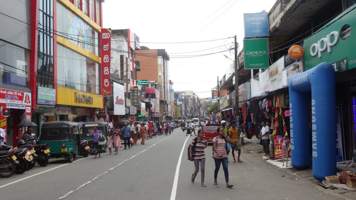 Dans les rues de Galle, l'une des plus grandes villes du Sri Lanka