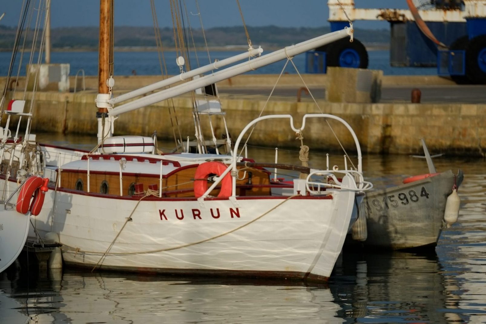 Le Kurun, le voilier historique construit par Jacques-Yves Le Toumelin