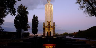 Le monument mémorial de Kiev en souvenir du génocide ukrainien