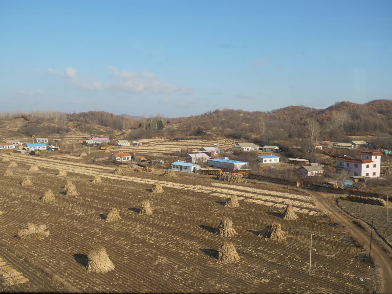 Des champs en automne dans le Nord-Est de la Chine