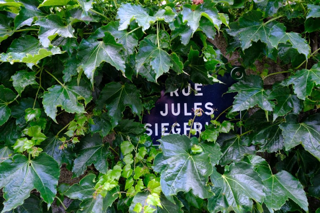 La rue Jules Siegfried, une voie du 20 ème arrondissement de Paris
