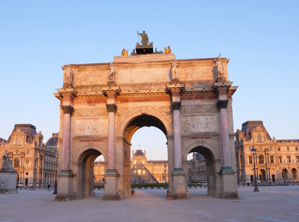 L'arc du Carrousel du Louvre