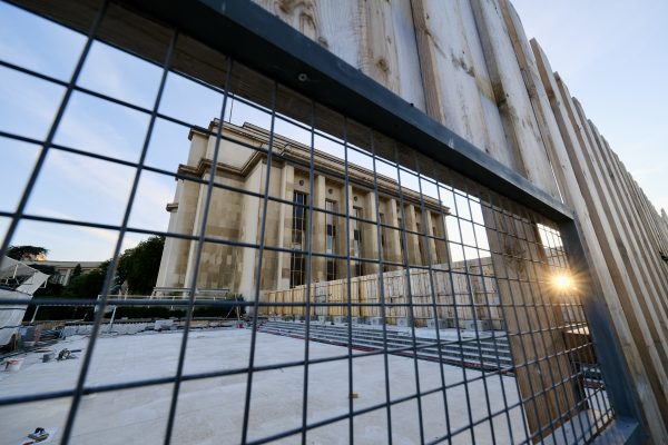 L'esplanade du Trocadéro en fin de journée