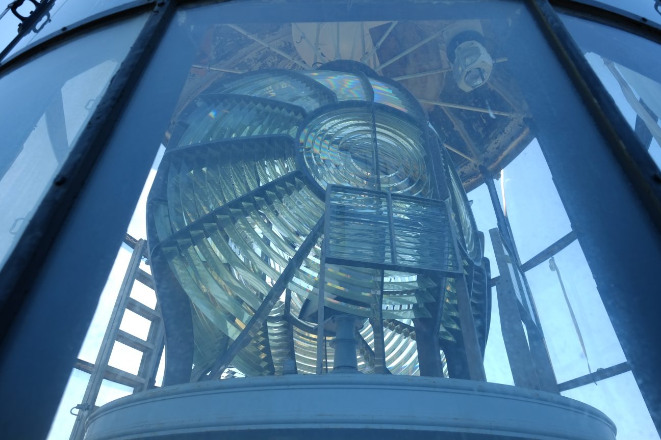 La lentille du phare de Biarritz