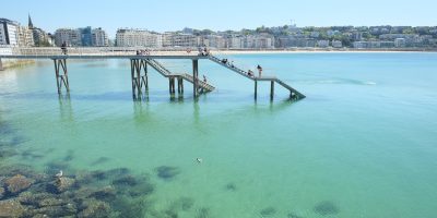 Un ponton du côté du port de San Sébastian Donostia