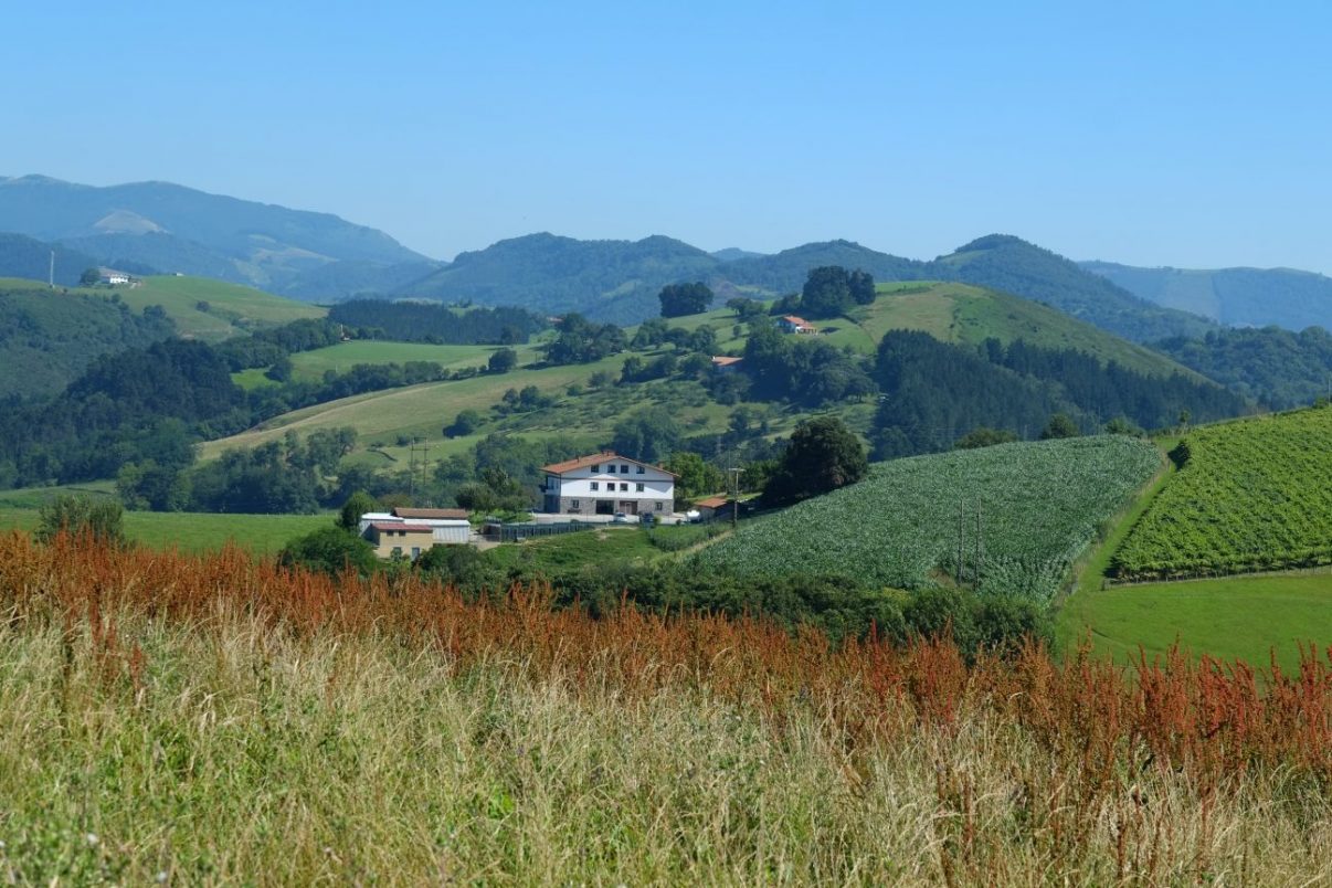 Un splendide paysage du pays basque espagnol