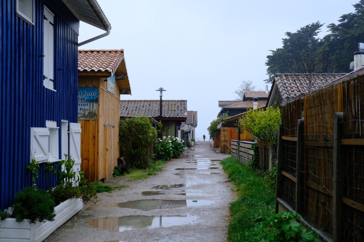 Le village du Canon sous la pluie d'avril