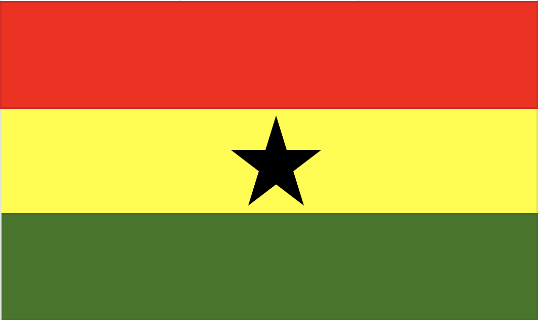 Le drapeau du Ghana © papergarden - logo