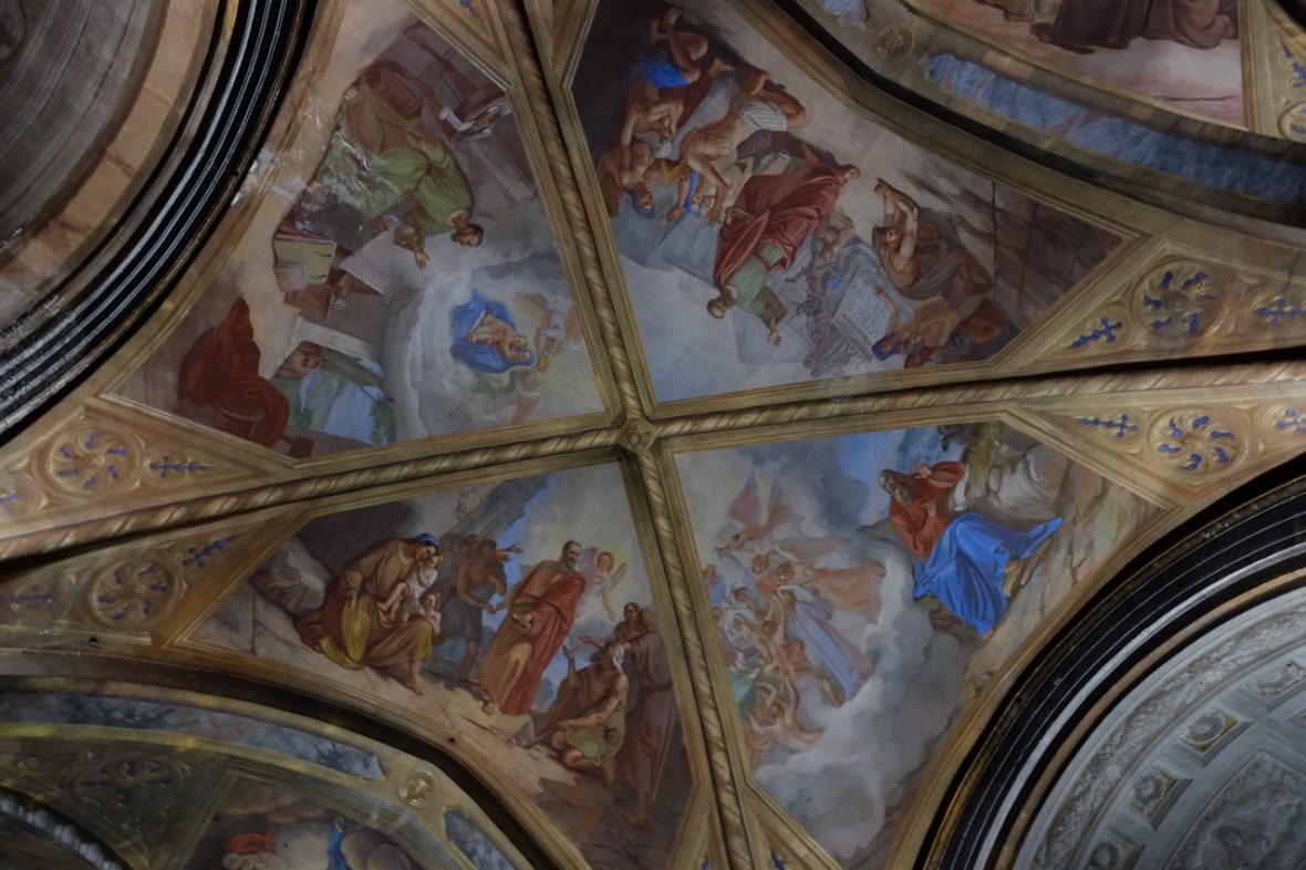Les plafonds peints de Notre Dame de Cimiez