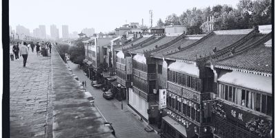 Une vue sur Xi'an depuis les remparts de la ville