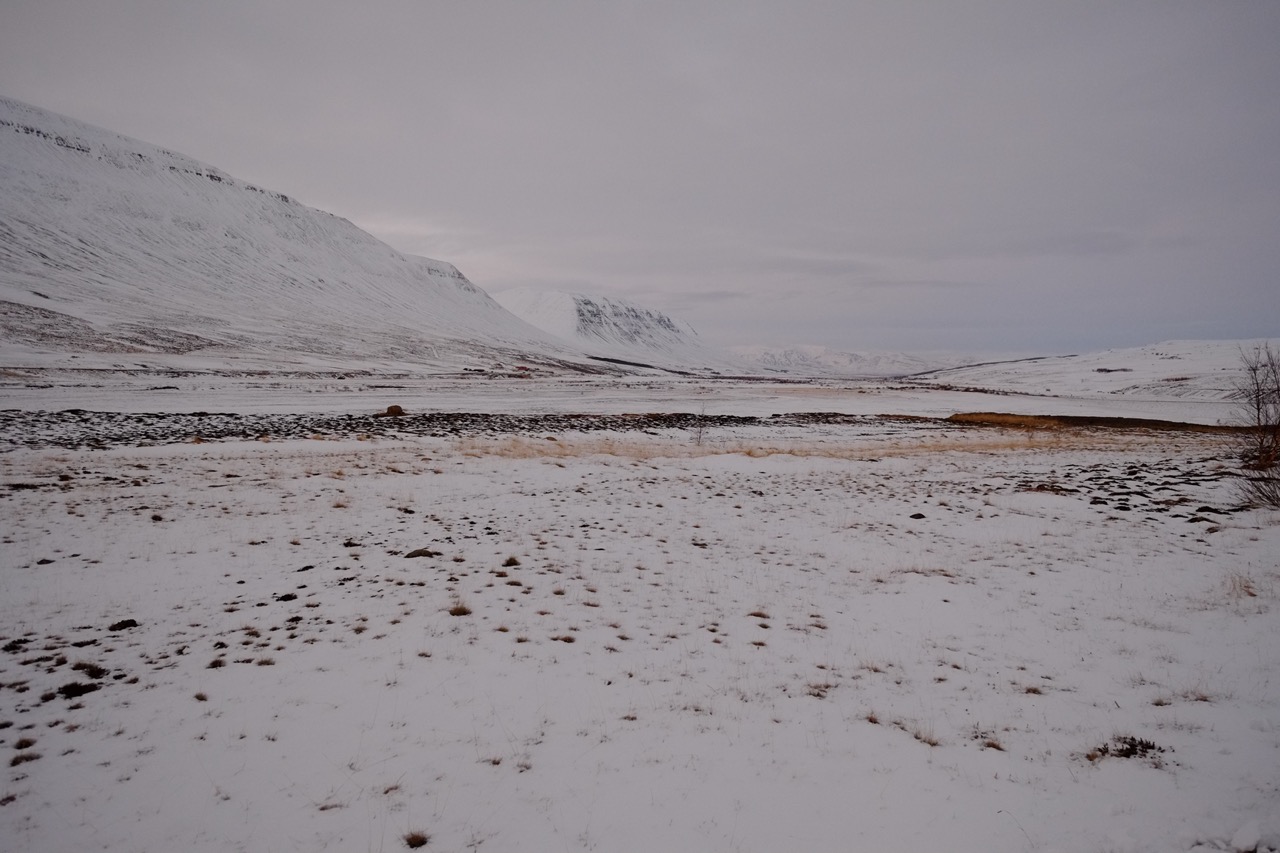 L'hiver dans le nord de Islande