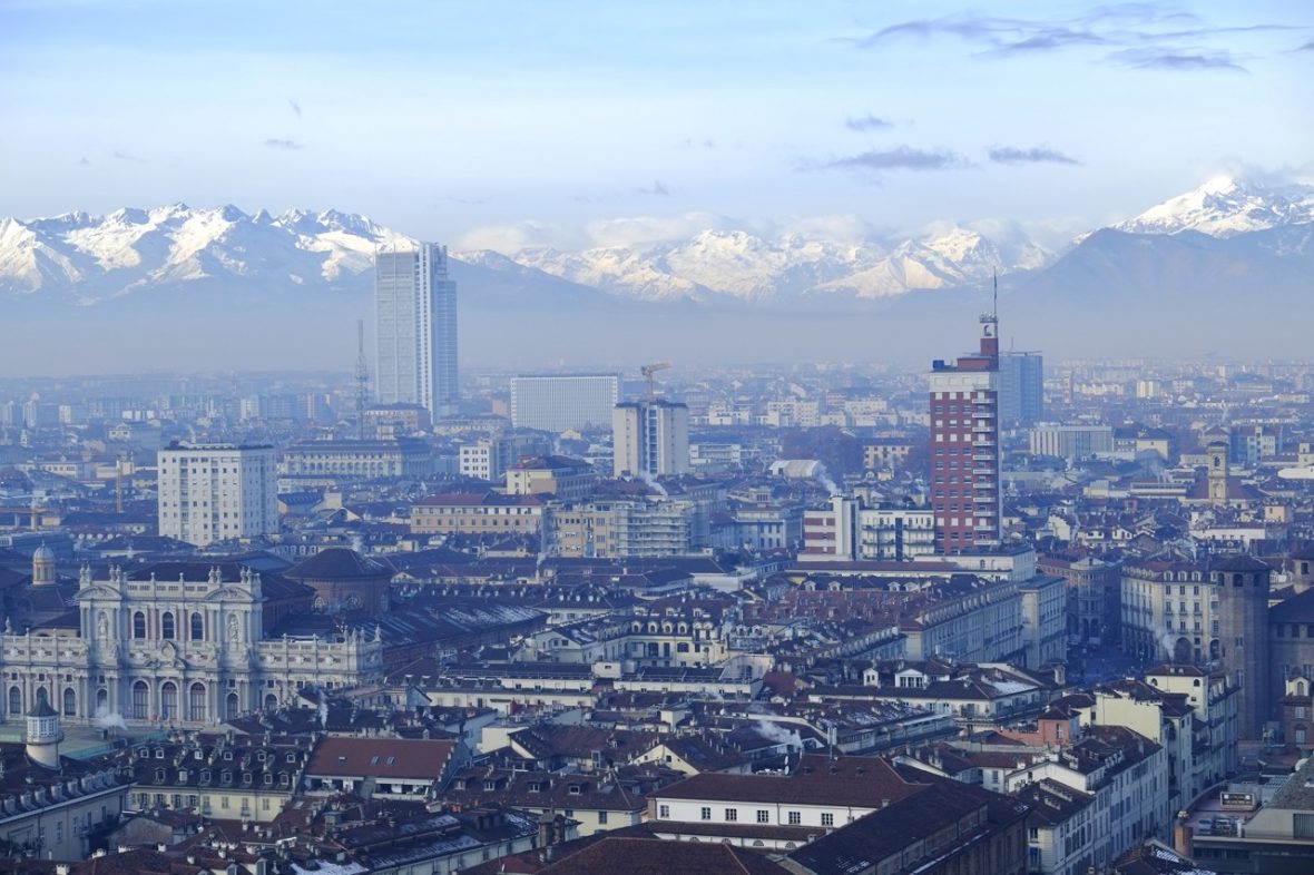 L'une des plus belles vues sur Turin depuis le Mole Antonelliana