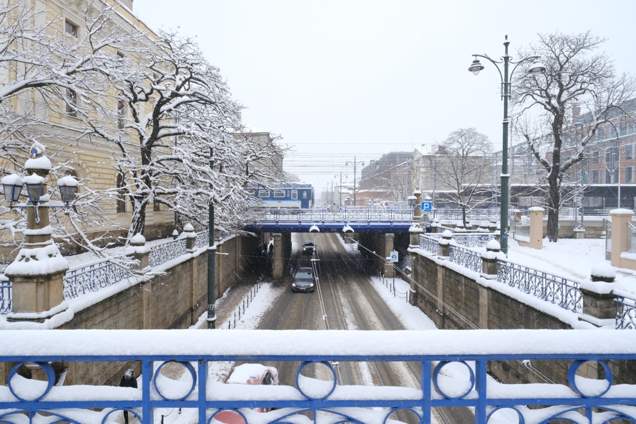 Cracovie en conditions hivernales
