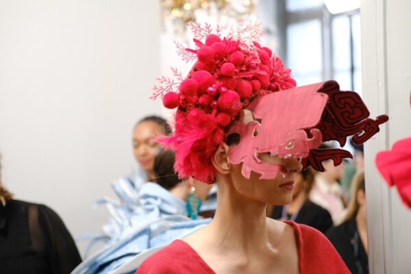 A model during the fashion week Paris © Yann Vernerie