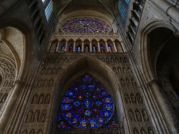 Les deux rosaces de la cathédrale de Reims