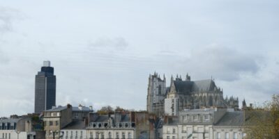 Une vue sur la ville de Nantes, la plus grande ville de Loire Atlantique