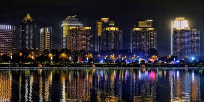 La ville de Zhengzhou au centre de la Chine