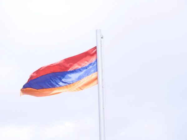 Le drapeau de l'Arménie